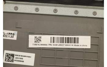 Lenovo 5CB1J09227 COVER Upper Case ASM_USA ENG C21DJ MGBL