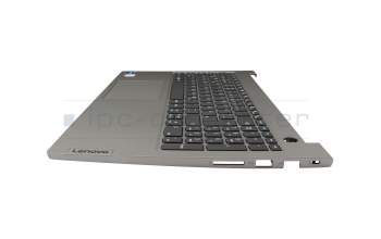 5CB1J09311 original Lenovo keyboard incl. topcase DE (german) black/grey
