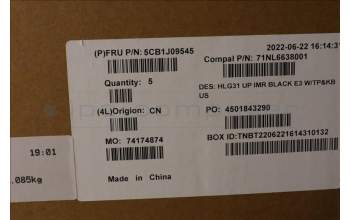 Lenovo 5CB1J09545 COVER UpperCaseASM_ENG C82SA E3 BLA