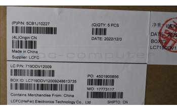 Lenovo 5CB1J10227 COVER Upper Case ASM_FRA/ENG L82T0