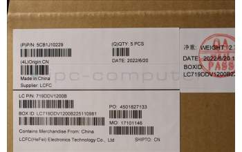 Lenovo 5CB1J10229 COVER Upper Case ASM_GER L82T0
