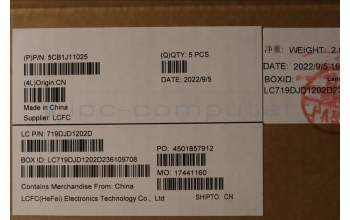 Lenovo 5CB1J11025 COVER Upper Case ASM_ITA L82QF FPSB