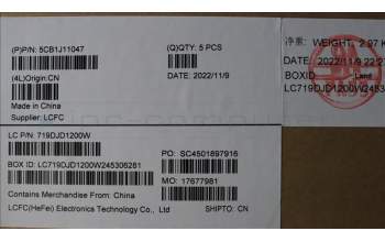 Lenovo 5CB1J11047 COVER Upper Case ASM_BEL L82QF FPSB