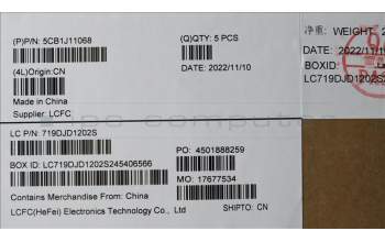 Lenovo 5CB1J11068 COVER Upper Case ASM_SPA L82QF FPSG