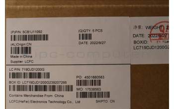 Lenovo 5CB1J11092 COVER Upper Case ASM_HBW L82QF NFPSB