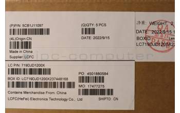 Lenovo 5CB1J11097 COVER Upper Case ASM_POR L82QF NFPSB