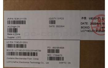 Lenovo 5CB1J11133 COVER Upper Case ASM_SPA L82QF NFPSG