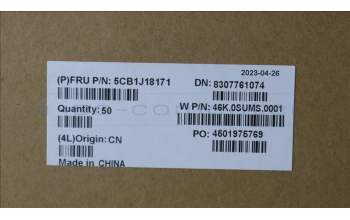 Lenovo 5CB1J18171 COVER FRU COVER Hinge CAP L+R 100W GEN4