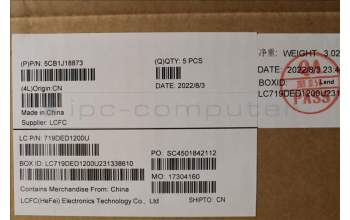 Lenovo 5CB1J18873 COVER Upper Case ASM_HIN L82TW DIS