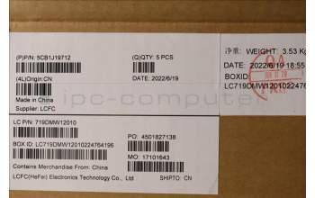 Lenovo 5CB1J19712 COVER Upper Case ASM_HUN L82V7 NFPAB