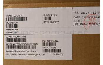 Lenovo 5CB1J19747 COVER Upper Case ASM_SLV L82V7 NFPGY