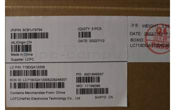 Lenovo 5CB1J19794 COVER Upper Case ASM_ENG L82UT CG