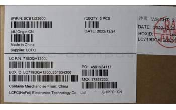 Lenovo 5CB1J23600 COVER Upper Case ASM_JPN L82UT CG