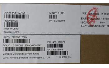 Lenovo 5CB1J23608 COVER Upper Case ASM_POR L82UT CG