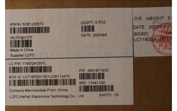 Lenovo 5CB1J23673 COVER Upper Case ASM_POR L82UT SG