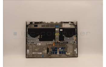 Lenovo 5CB1J23729 C-Cover with keyboard,German,Mineral Grey