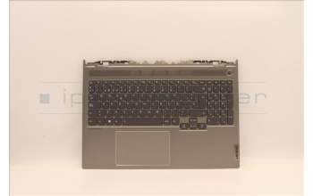 Lenovo 5CB1J23753 C-Cover with keyboard, Spanish, Mineral Grey