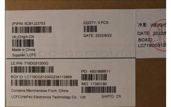 Lenovo 5CB1J23753 COVER Upper Case ASM_SPA L21EK MGR