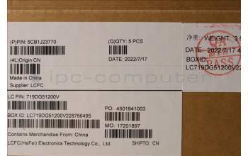 Lenovo 5CB1J23770 COVER Upper Case ASM_LA SPA L21EK MGR