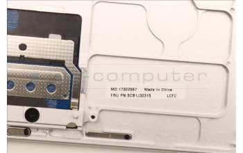 Lenovo 5CB1J30315 C-Cover with keyboard,Nordic