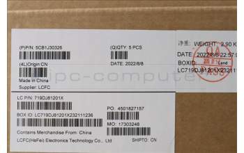 Lenovo 5CB1J30326 COVER Upper Case ASM_USA ENGL82TK_UG