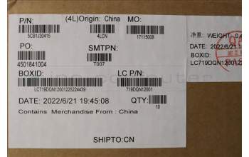 Lenovo 5CB1J30415 COVER Strip Cover L 82UH