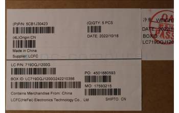 Lenovo 5CB1J30423 COVER Upper Case ASM_CZE/SLK L82UH FP BL