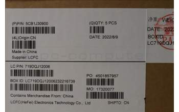 Lenovo 5CB1J30900 COVER Upper Case ASM_SWS L82UH FP BL