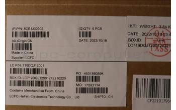 Lenovo 5CB1J30902 COVER Upper Case ASM_THAI L82UH FP BL