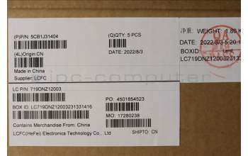 Lenovo 5CB1J31404 COVER Upper Case ASM_SPA L82U9 SG