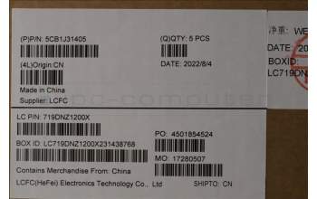 Lenovo 5CB1J31405 COVER Upper Case ASM_SWS L82U9 SG