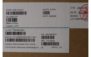 Lenovo 5CB1J31412 COVER Upper Case ASM_ARA L82TD