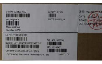 Lenovo 5CB1J37660 COVER Upper Case ASM_HBW L82V6 NFP_CG