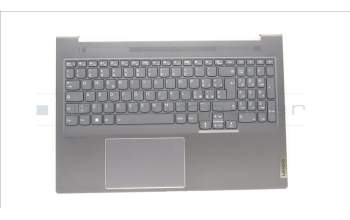 Lenovo 5CB1J37708 C-Cover with keyboard, Italian, Grey