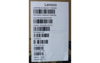 Lenovo 5CB1J37713 COVER Upper Case ASM_POR H 82VA GY