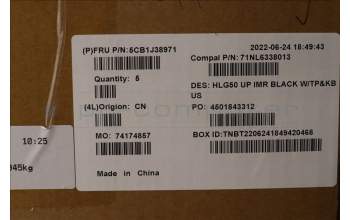 Lenovo 5CB1J38971 COVER Upper Case ASM_ENG C 82SB BLA