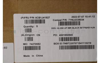 Lenovo 5CB1J41927 COVER Upper Case ASM_HUN C 82SB BLA