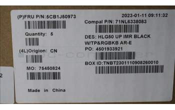 Lenovo 5CB1J50973 COVER UpperCase ASM_ARA C82SBRGB BLA