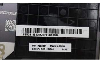 Lenovo 5CB1J51064 COVER Upper Case ASM_RUS L82UU SG