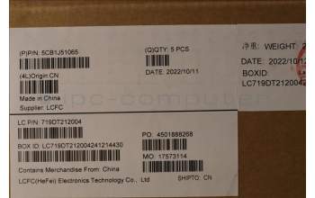 Lenovo 5CB1J51065 COVER Upper Case ASM_SLV L82UU SG