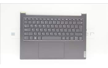 Lenovo 5CB1J51071 C-Cover with keyboard,UK English,Storm Grey