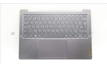 Lenovo 5CB1J76027 C-Cover with keyboard,French Arabic,Storm Grey
