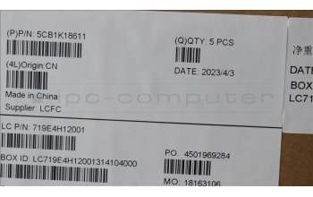 Lenovo 5CB1K18611 Cover L 82XA A_COVER_AB