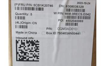 Lenovo 5CB1K20746 COVER Upper Case ASM_ENG W82XX AB