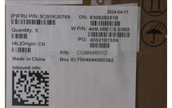 Lenovo 5CB1K20769 COVER Upper Case ASM_SWS W82XX AB