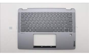 Lenovo 5CB1K20782 C-Cover with keyboard, English, Arctic Grey, Backlight, US