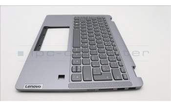 Lenovo 5CB1K20811 C-Cover with keyboard, Czech/Slovakian, Arctic Grey, Backlight