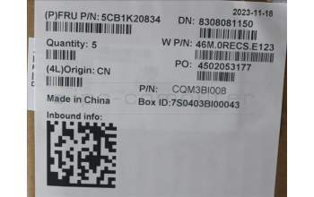 Lenovo 5CB1K20834 COVER Upper Case ASM_HUN W82XX AG