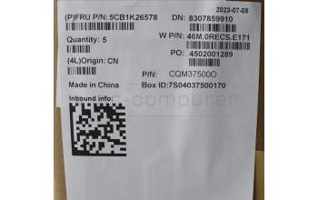 Lenovo 5CB1K26578 COVER Upper Case ASM_SPA W82XX SB