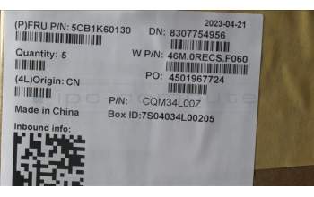 Lenovo 5CB1K60130 COVER Upper Case ASM_NORDIC W 82XY AB